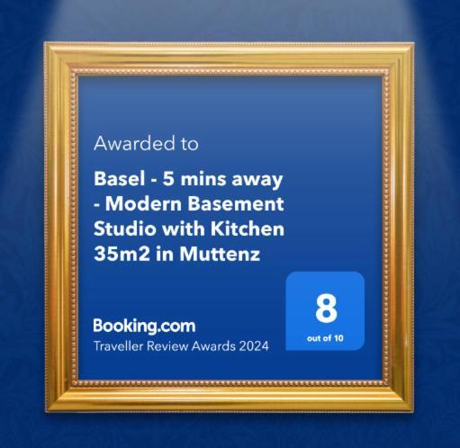 Basel - 5 Mins Away - Modern Basement Studio With Kitchen 35M2 In Muttenz Extérieur photo